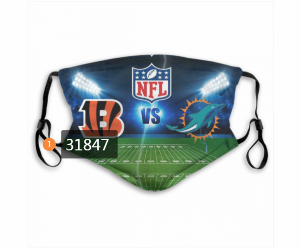 NFL Cincinnati Bengals 1062020 Dust mask with filter